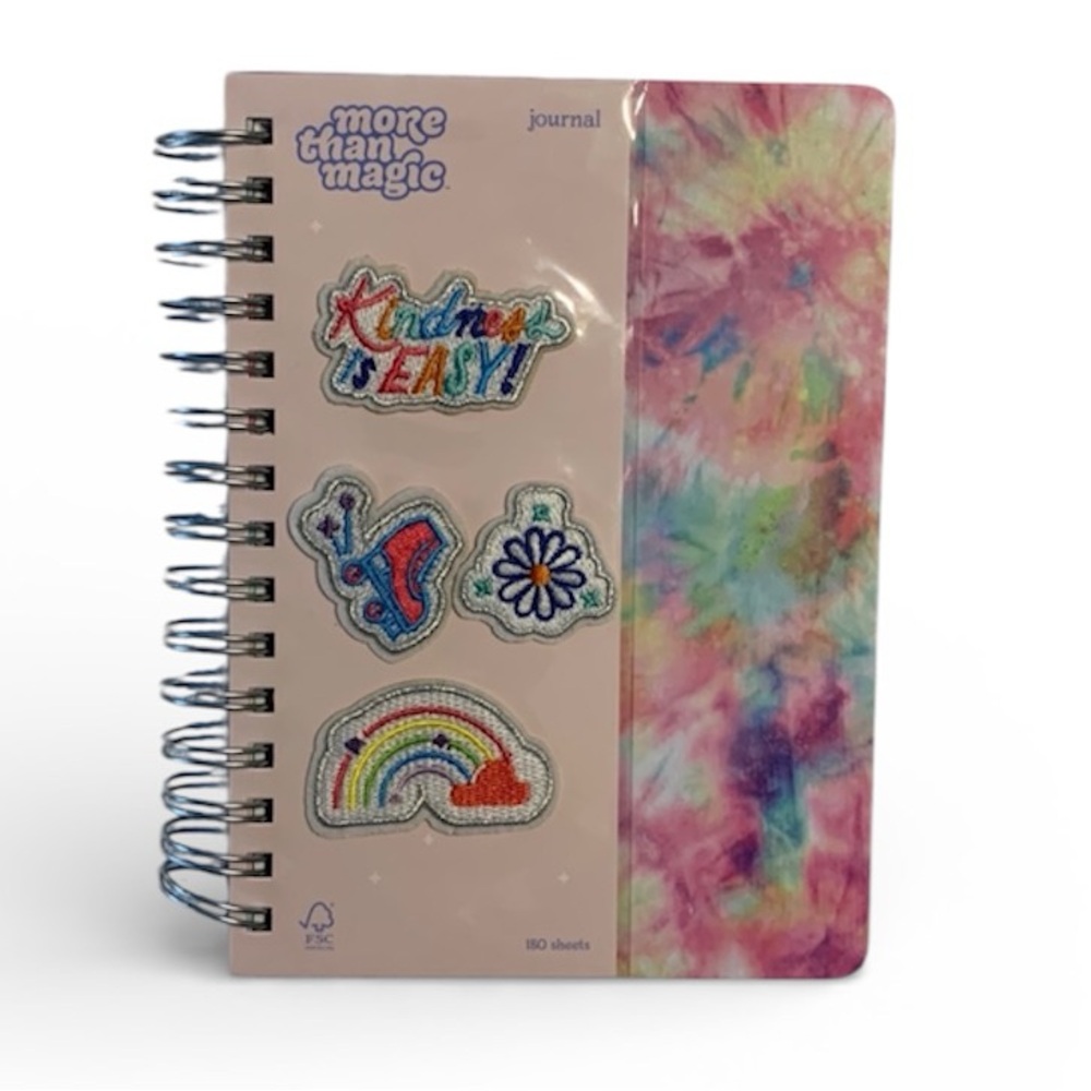 More Than Magic Spiral Notebook Journal with Adhesive Patches